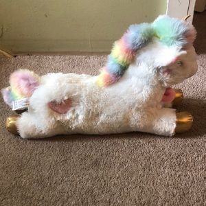FAO Schwartz plush LED unicorn
